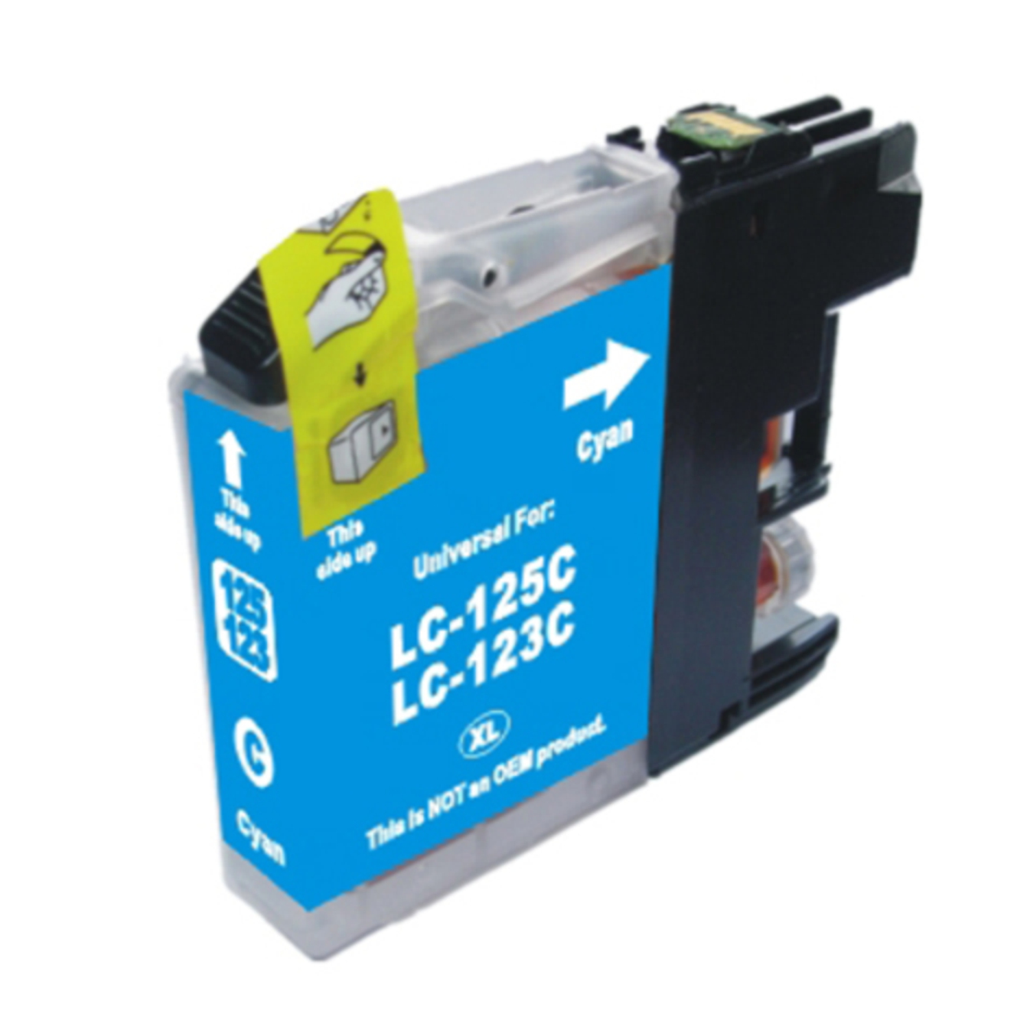 Brother LC-123C ink cartridge, accessory 10ml Cyan, Warranty 3 years.