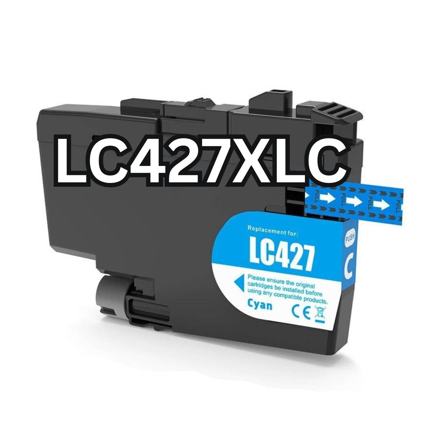 Brother LC-529XLBK ink cartridge, accessory 58ml Black, Warranty 3 years.