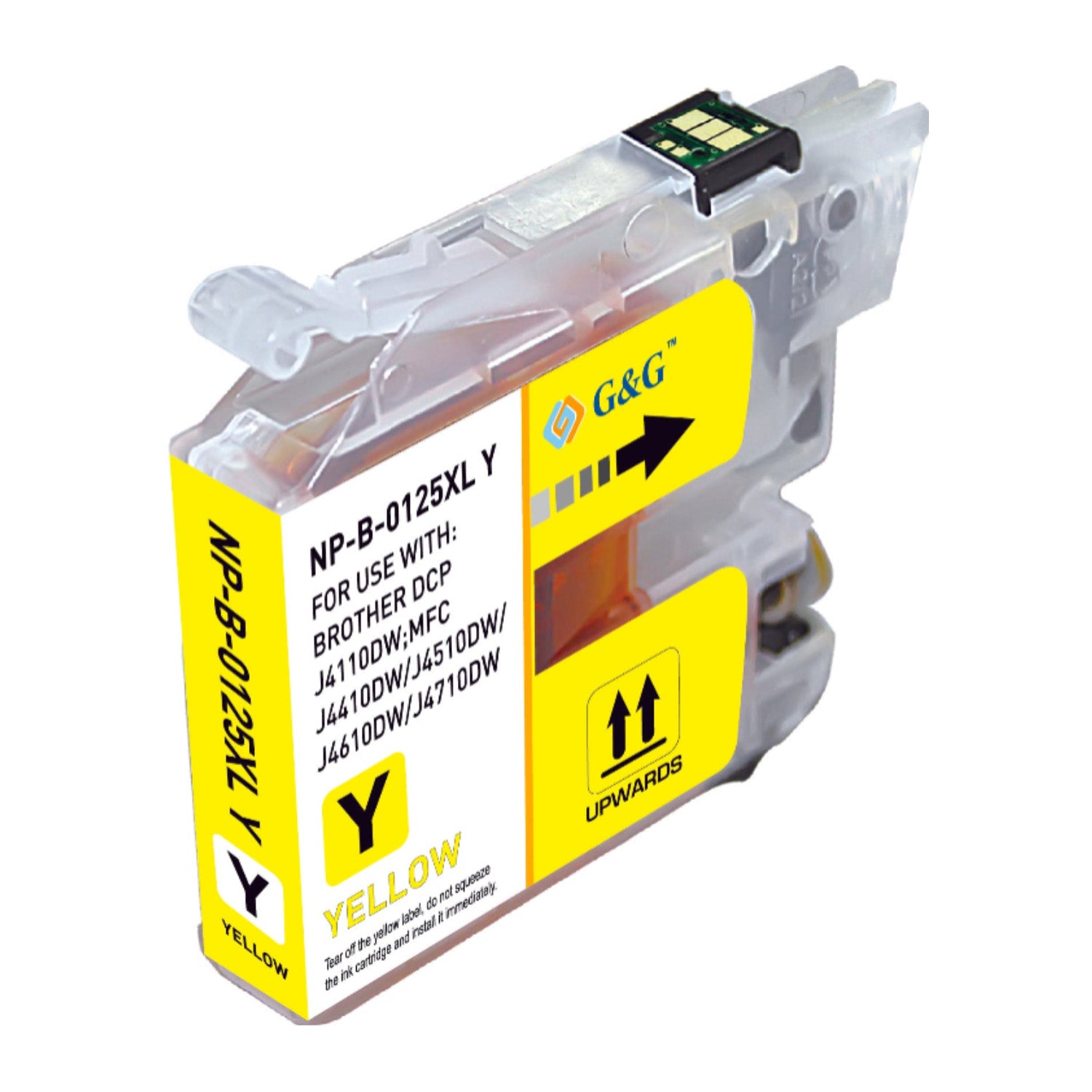 Brother LC-125XLY bläckpatron, tillbehör 16,6ml Gul, Garanti 3 år.