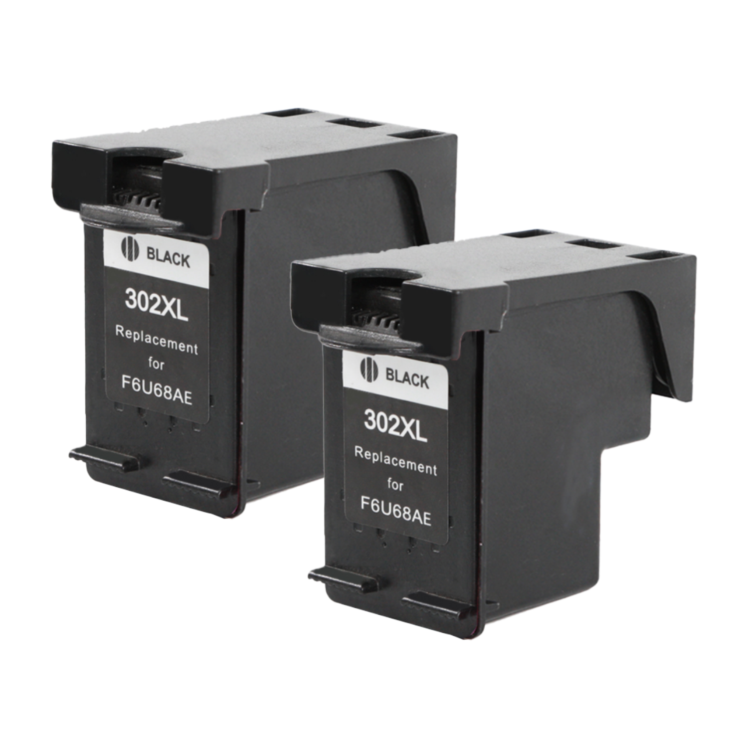 Hp 302XL ink cartridge double pack, accessory, F6U68AE Black, Warranty 3 years.
