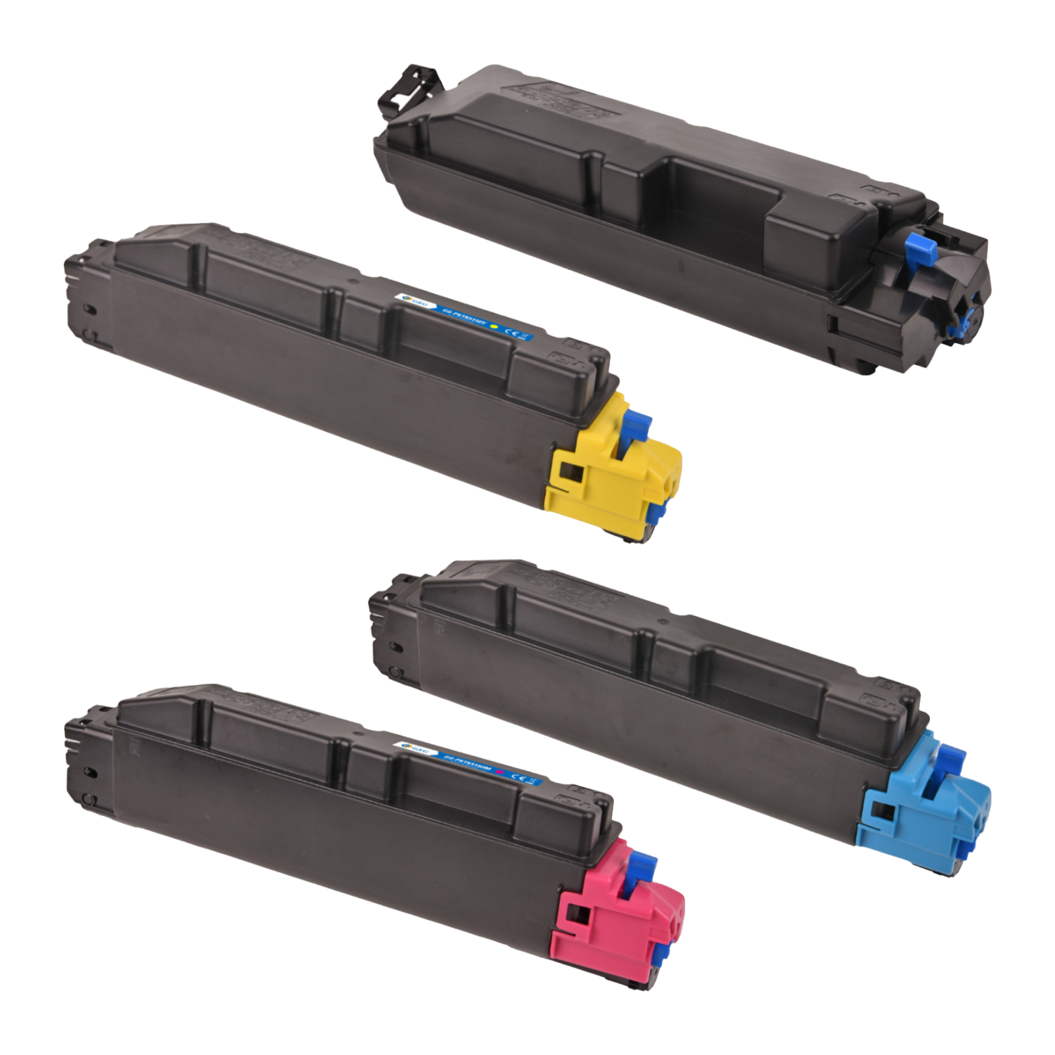 Kyocera TK-510 KCMY, 4-color ink cartridge set, accessories, warranty 3 years