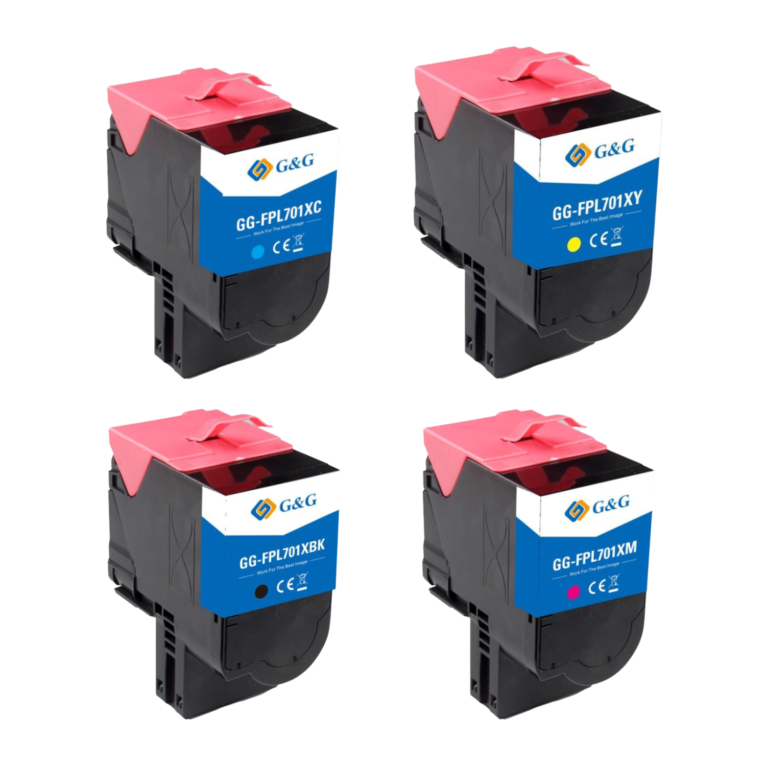 Lexmark CX310 KCMY, 4-color ink cartridge set, accessories, warranty 3 years