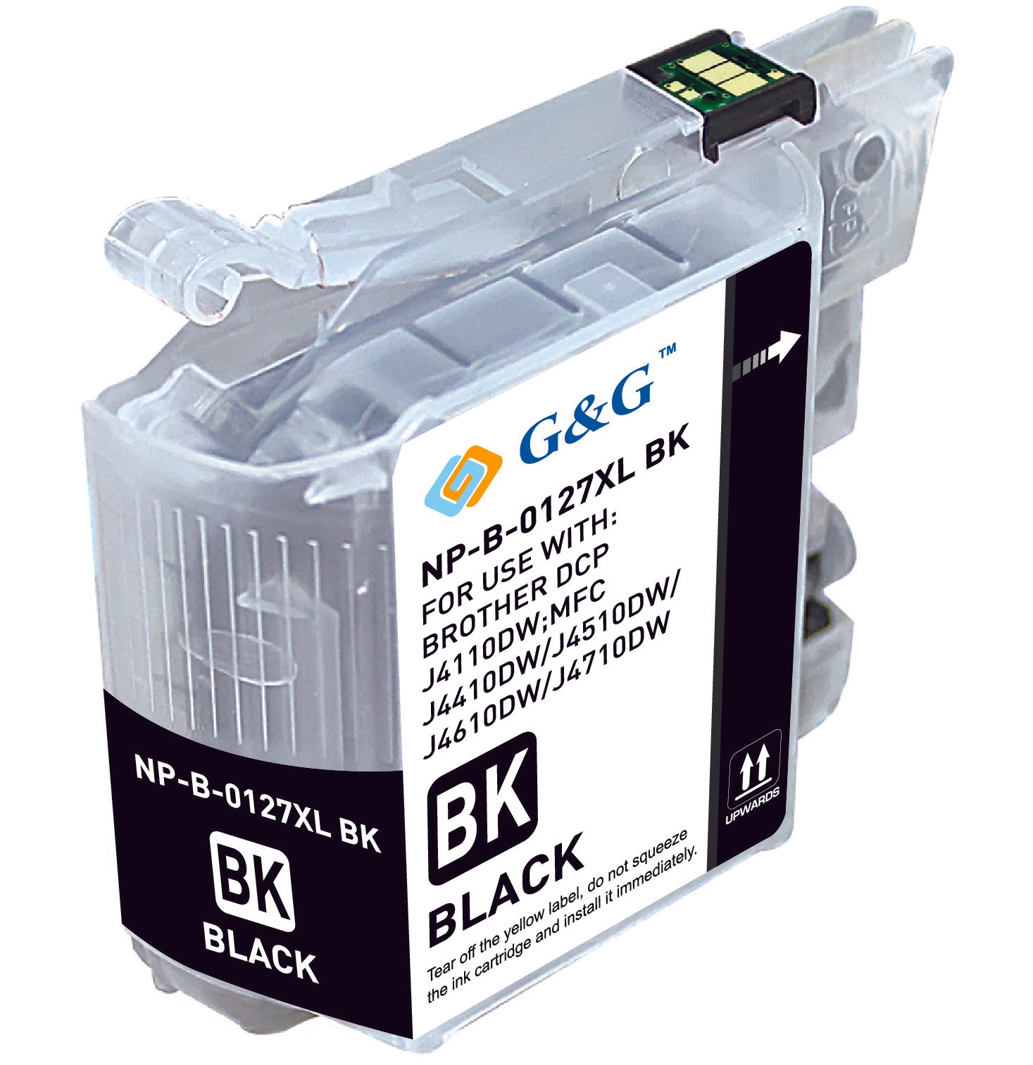 Brother LC-127XLBK bläckpatron, tillbehör 28ml Svart, Garanti 3 år.