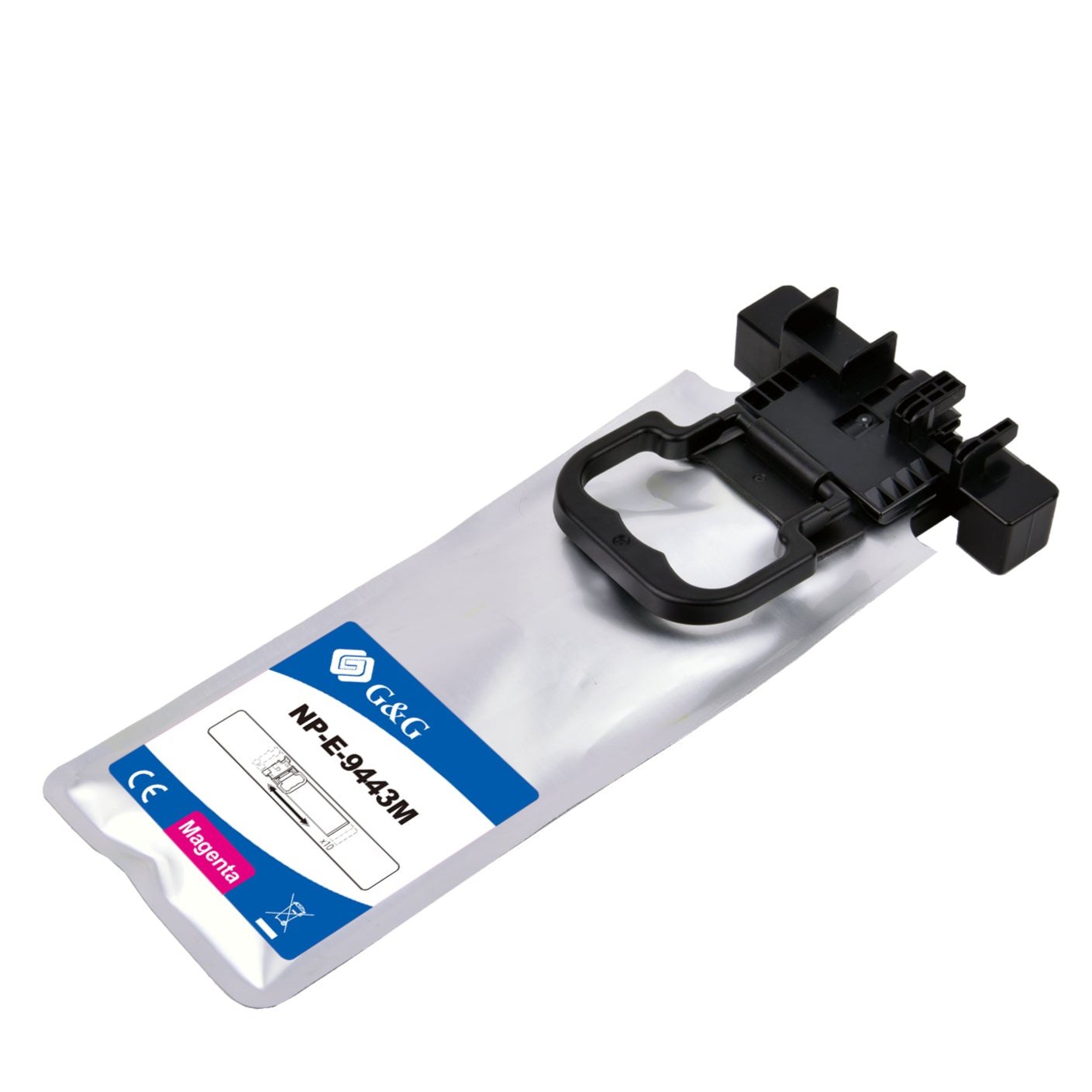 Epson T9443 bläckpatron, tillbehör 3000 sidor, Magenta, Garanti 3 år.