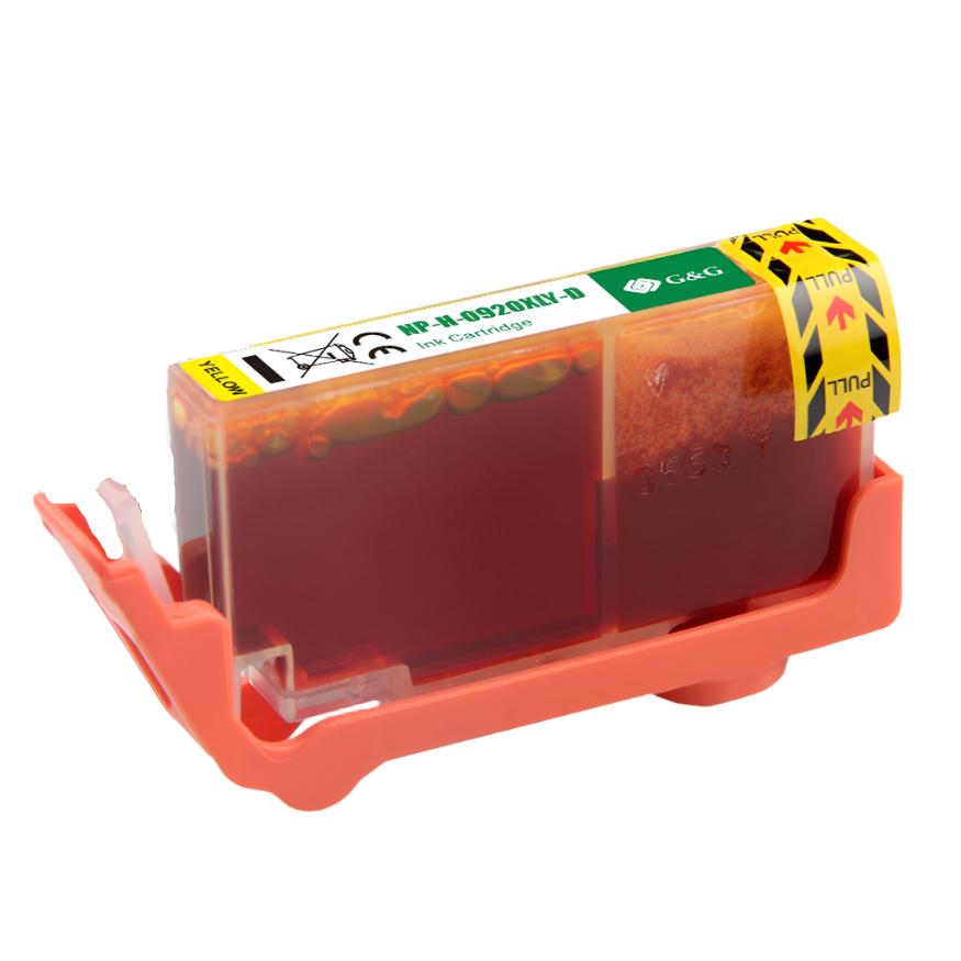 Hp 920XLY bläckpatron, tillbehör 13,6ml Gul, CD974AE#301 Garanti 3 år.