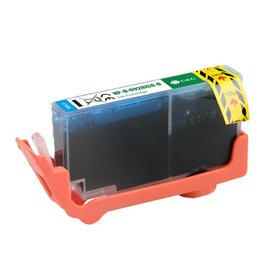 Hp 920XLC ink cartridge, accessory 13.6ml Cyan, CD972AE#BGX Warranty 3 years.