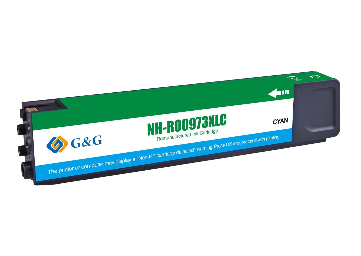 Hp 973XL ink cartridge, accessory 7000 pages, F6T81AE Cyan, Warranty 3 years.