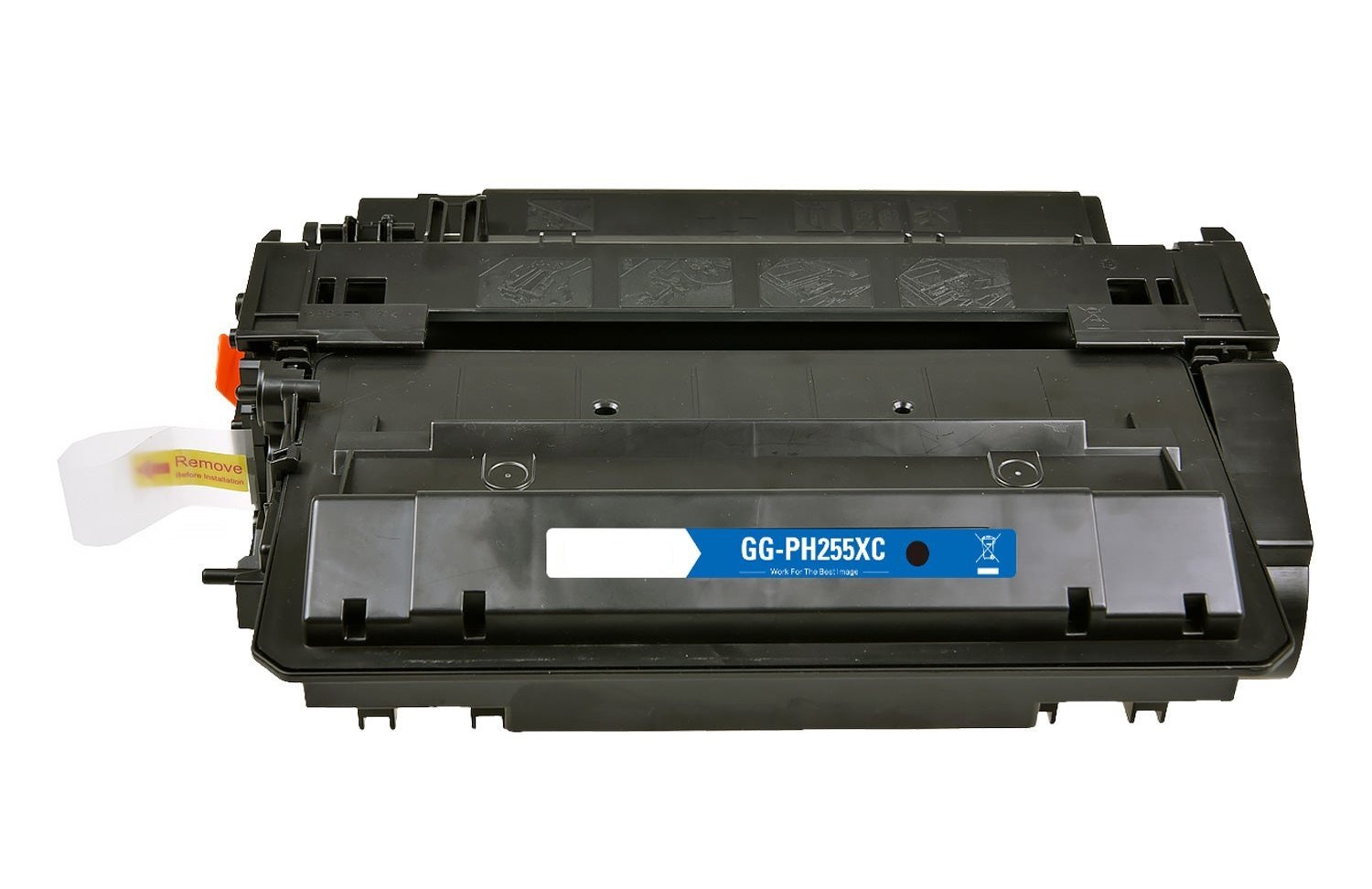 Hp CE255X ink cartridge, accessory 12500 pages, 55X Black, Warranty 3 years.