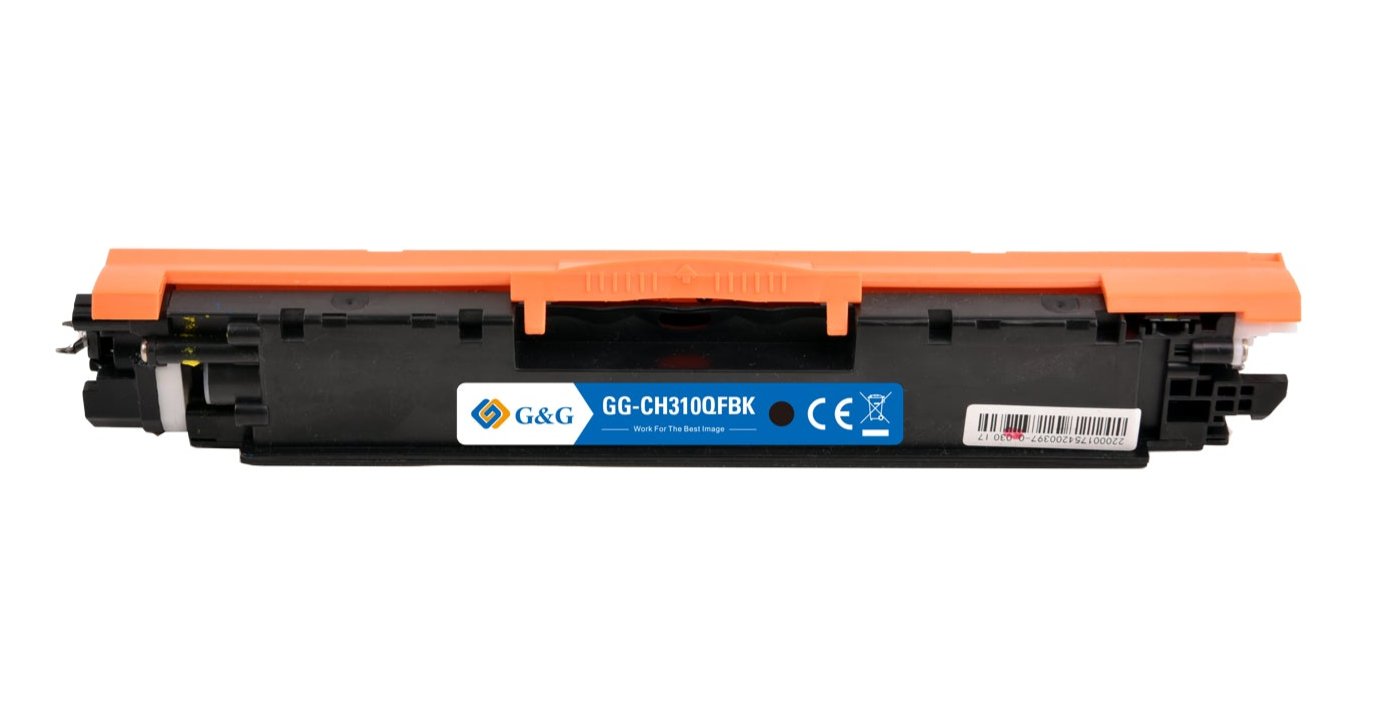 Hp CE310A ink cartridge, accessory 1200 pages, 126A Black, Warranty 3 years.