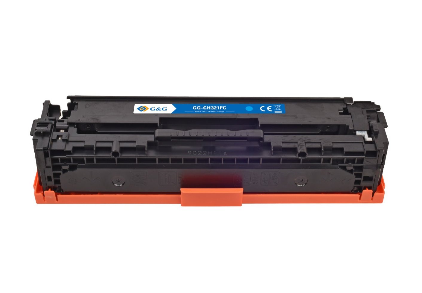 Hp CE321A ink cartridge, supply 1400 pages, 128A Cyan, Warranty 3 years.