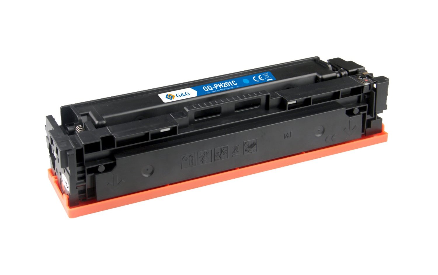 Hp CF401A ink cartridge, supply 1400 pages, 201A Cyan, Warranty 3 years.