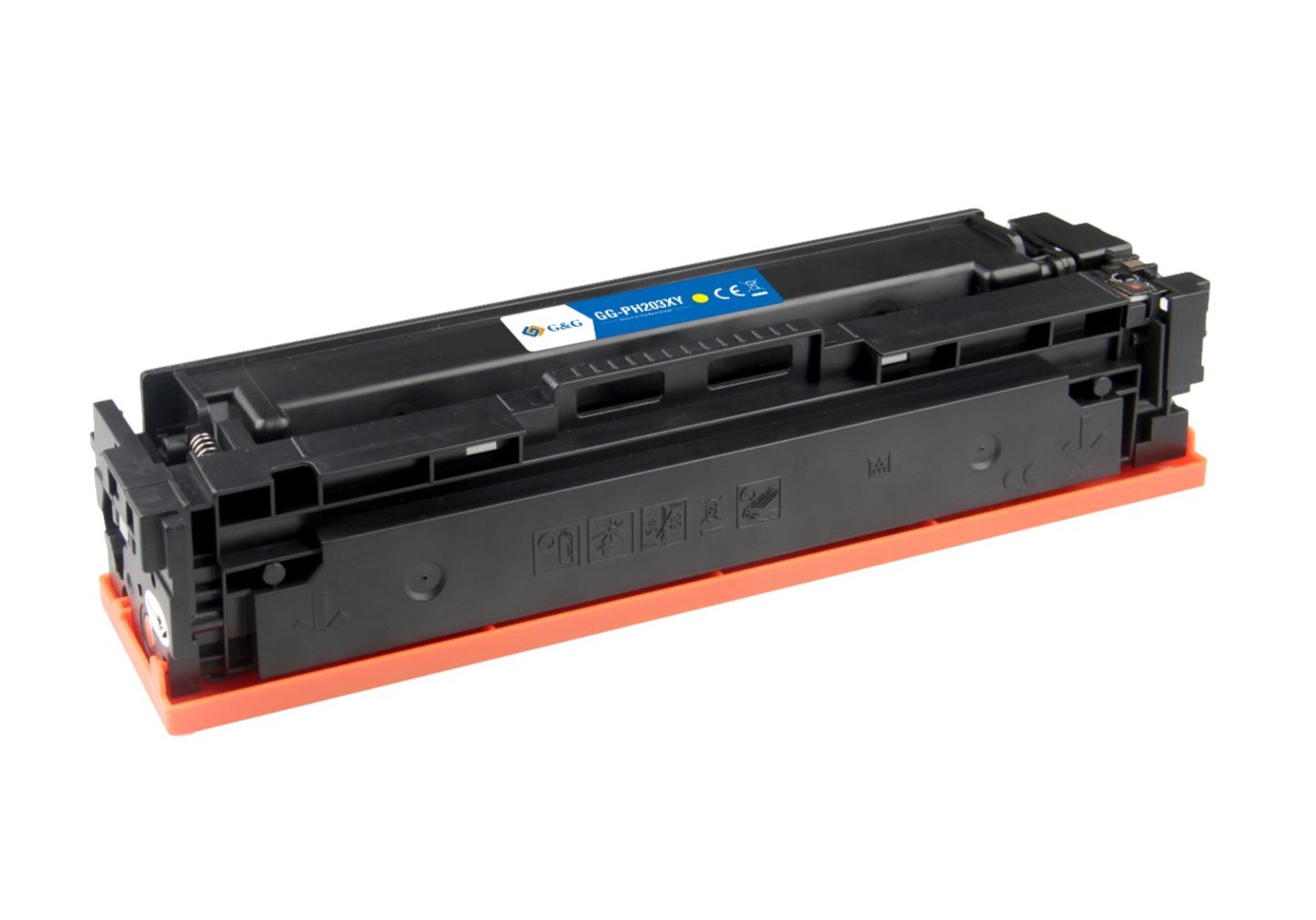 Hp CF542X ink cartridge, supply 2500 pages, 203X Yellow, Warranty 3 years.