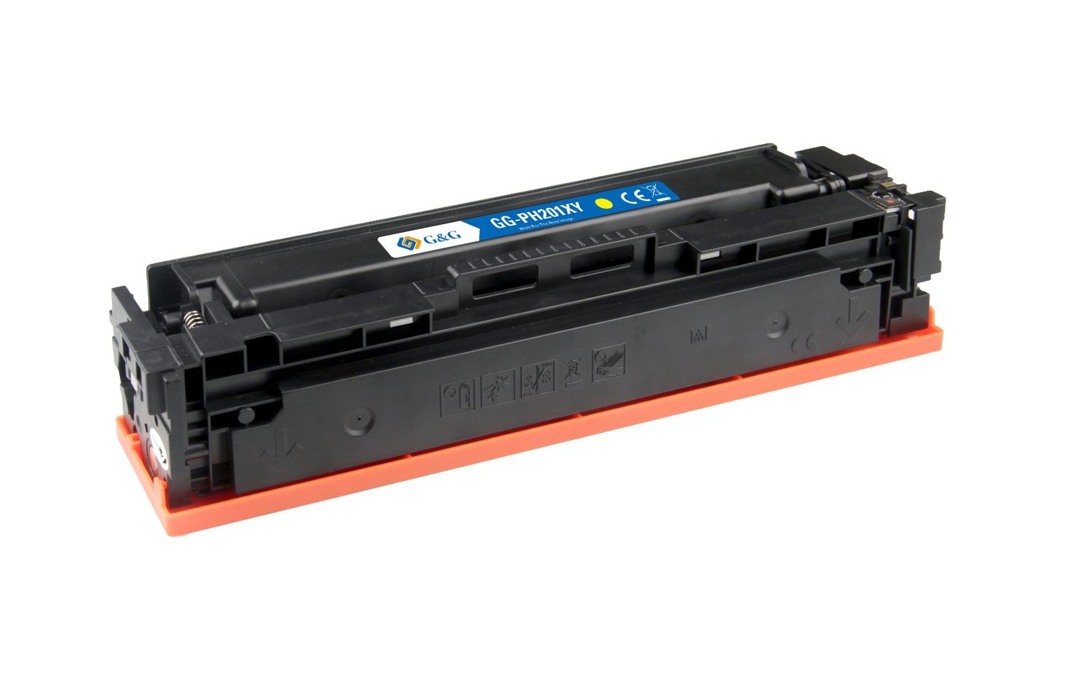 Hp CF402X ink cartridge, accessory 2300 pages, 201X Yellow, Warranty 3 years.