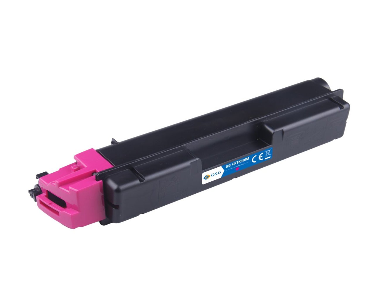 Kyocera TK-590M bläckpatron, leverans 5000 sidor, Magenta, Garanti 3 år.