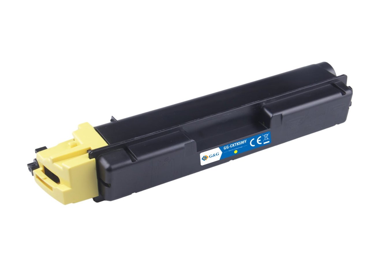 Kyocera TK-590Y mustekasetti, tarvike 5000 sivua, Yellow, Takuu 3v.