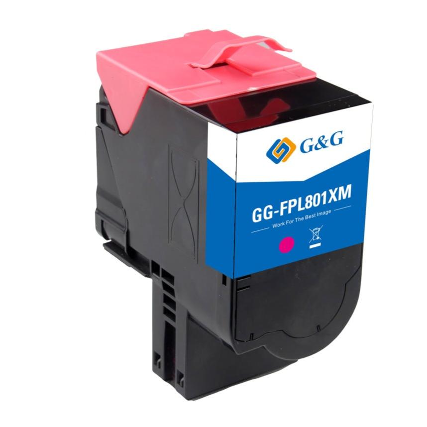 Lexmark 80C2SM0 bläckpatron, leverans 2000 sidor, CX310 Magenta