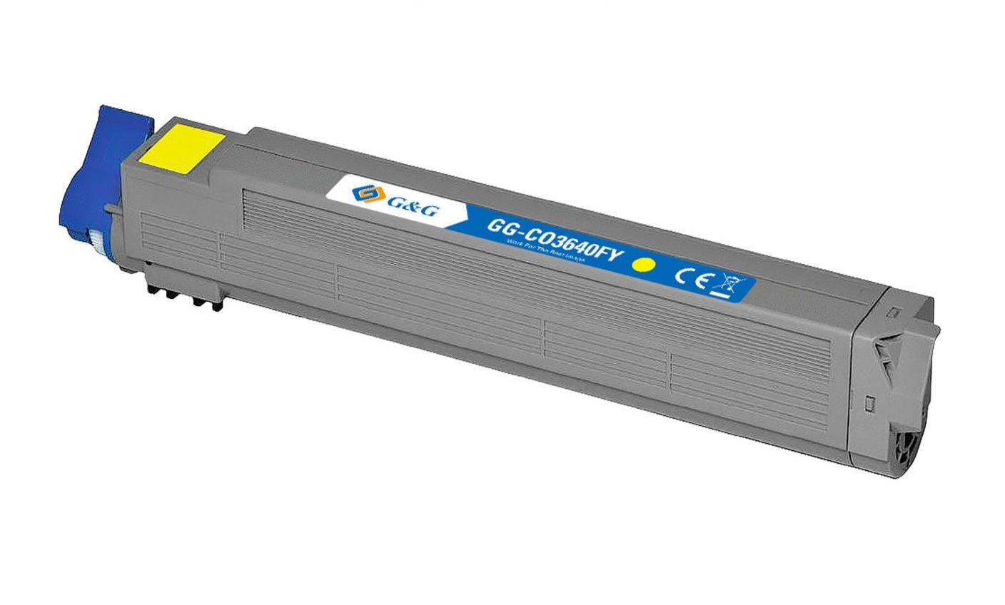 OKI 42918925 bläckpatron, leverans 15000 sidor, ES3640 Gul, Garanti 3 år.