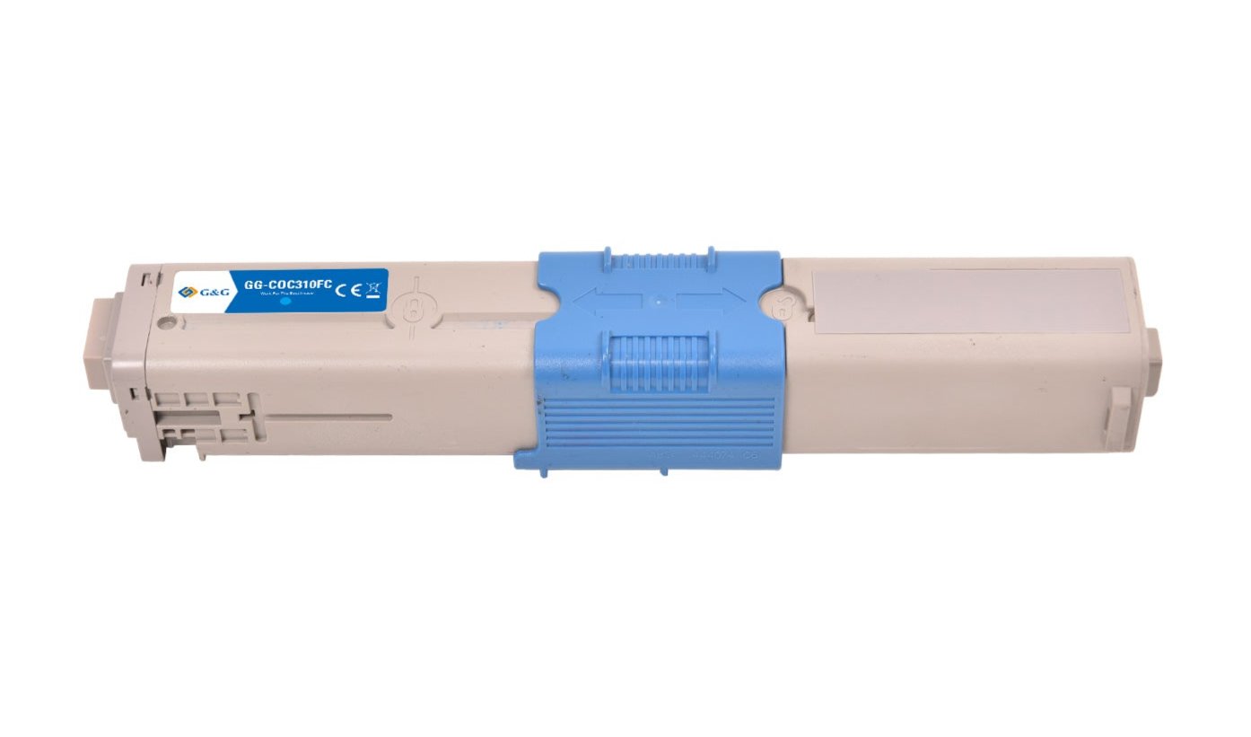 OKI 44469706 bläckpatron, leverans 2000 sidor, MC362 Cyan, Garanti 3 år.