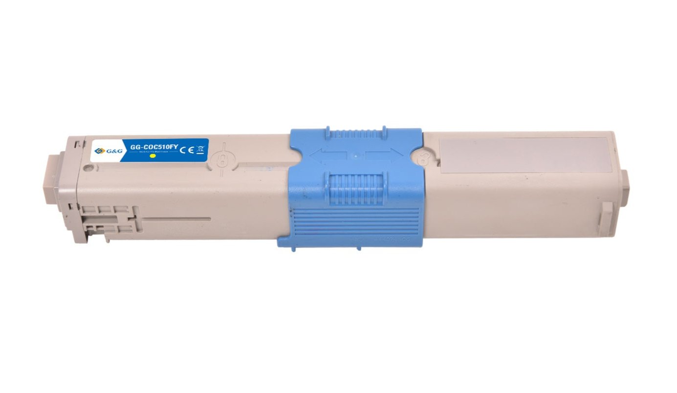 OKI 44469722 bläckpatron, leverans 5000 sidor, C530 / MC561 gul