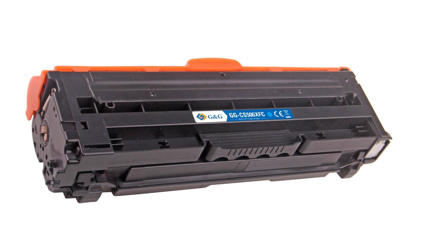 Samsung CLT-C506L ink cartridge, supply 3500 pages, SU038A Cyan