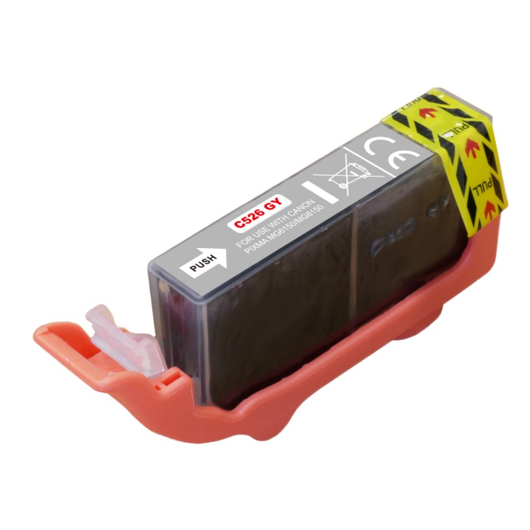 Canon CLI-526GY bläckpatron, tillbehör 9ml, 526GY 4544B001 Garanti 3 år.