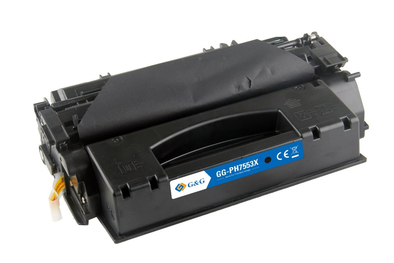 Hp Q7553X ink cartridge, supply 7000 pages, 53X Black, Warranty 3 years.