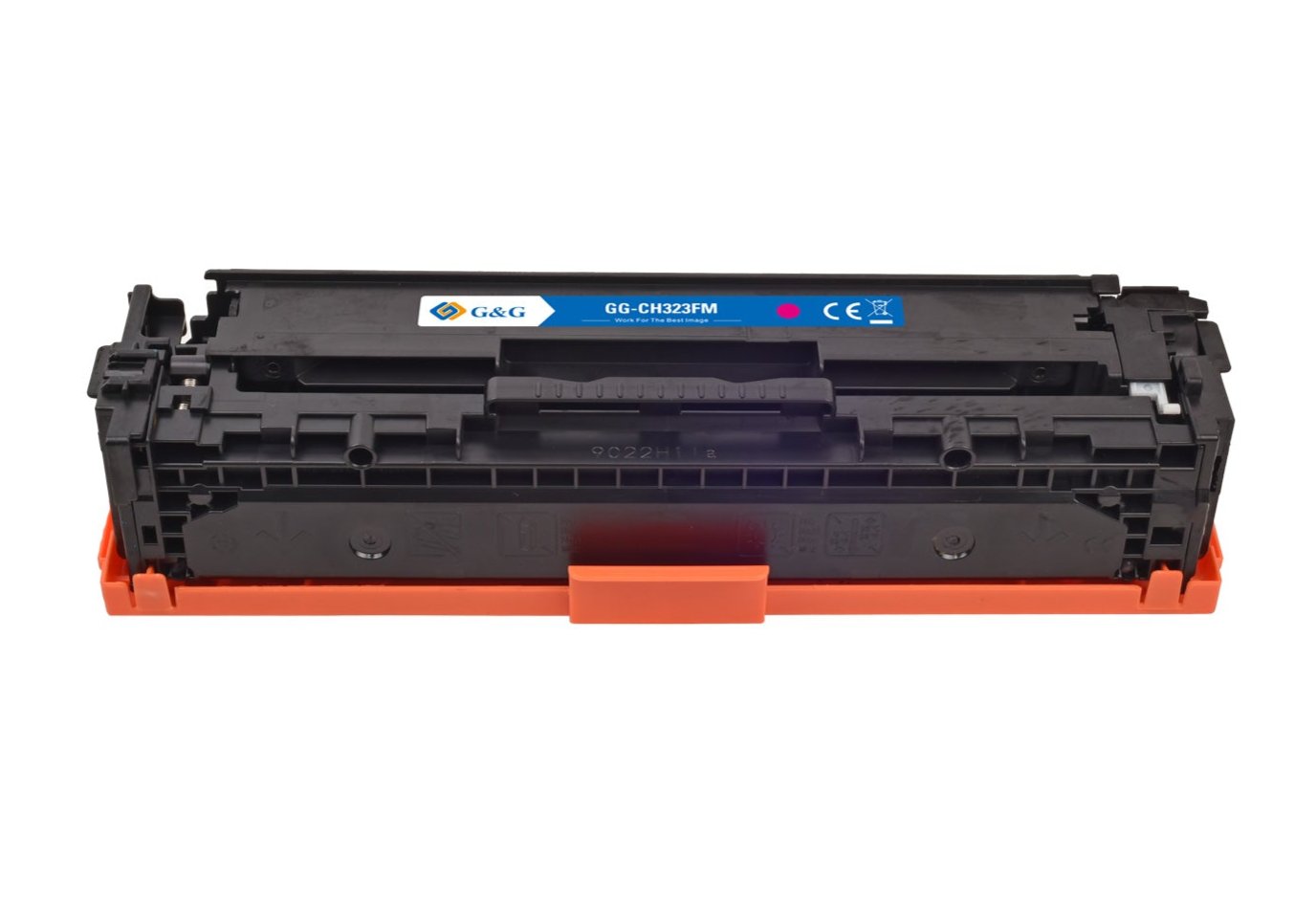 Hp CE323 ink cartridge, accessory 1300 pages, 128A Magenta, Warranty 3 years.