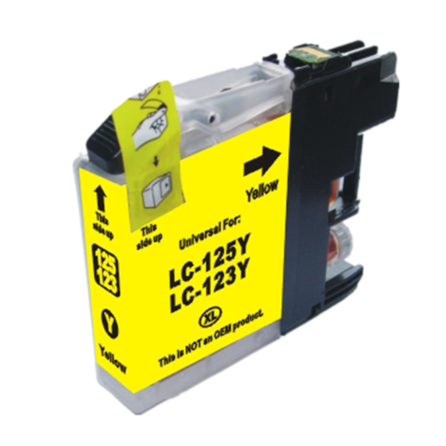 Brother LC-123Y mustekasetti, tarvike 10ml Yellow, Takuu 3v.