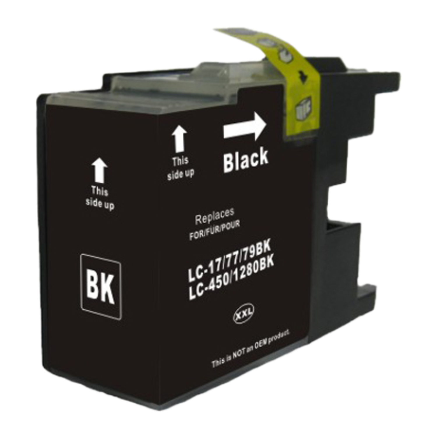 Brother LC-1280BK bläckpatron, tillbehör 29,6ml Svart, Garanti 3 år.