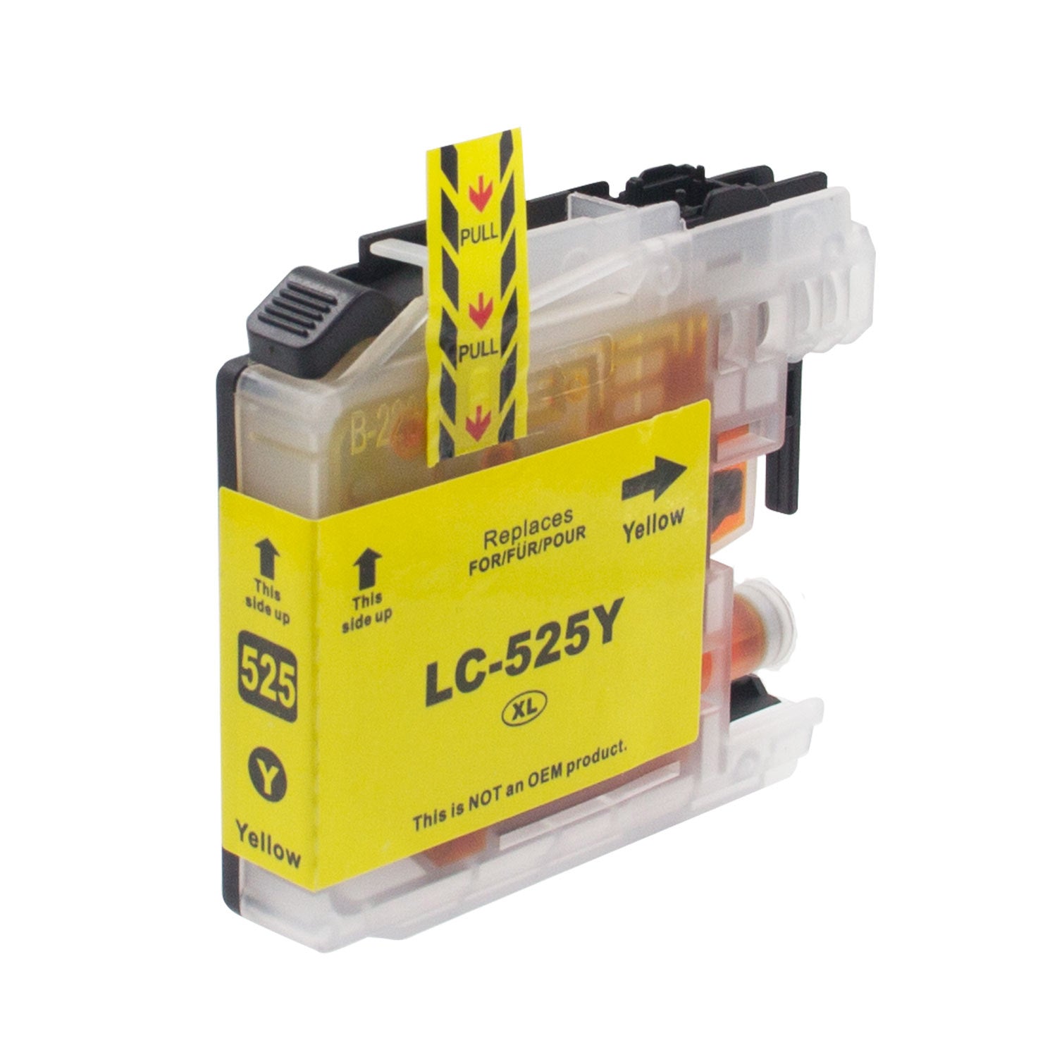 Brother LC-525XLY ink cartridge, accessory 16.6ml Yellow, Warranty 3 years.