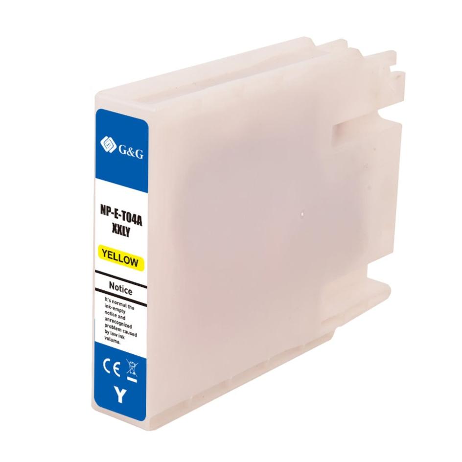 Epson T04A4, WF-C8190/C8690 bläckpatron, tillbehör C13T04A440 Gul