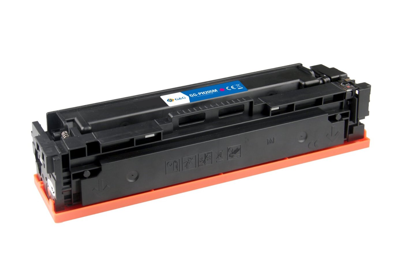 Hp CF533A bläckpatron, leverans 900 sidor, 205A magenta, Garanti 3 år.