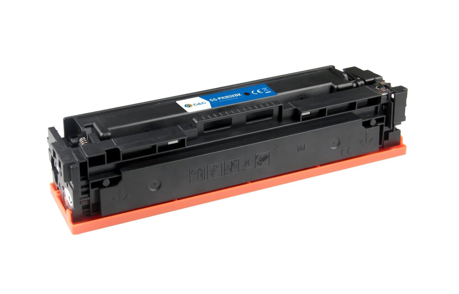 Hp CF540X ink cartridge, accessory 3200 pages, 203X Black, Warranty 3 years.