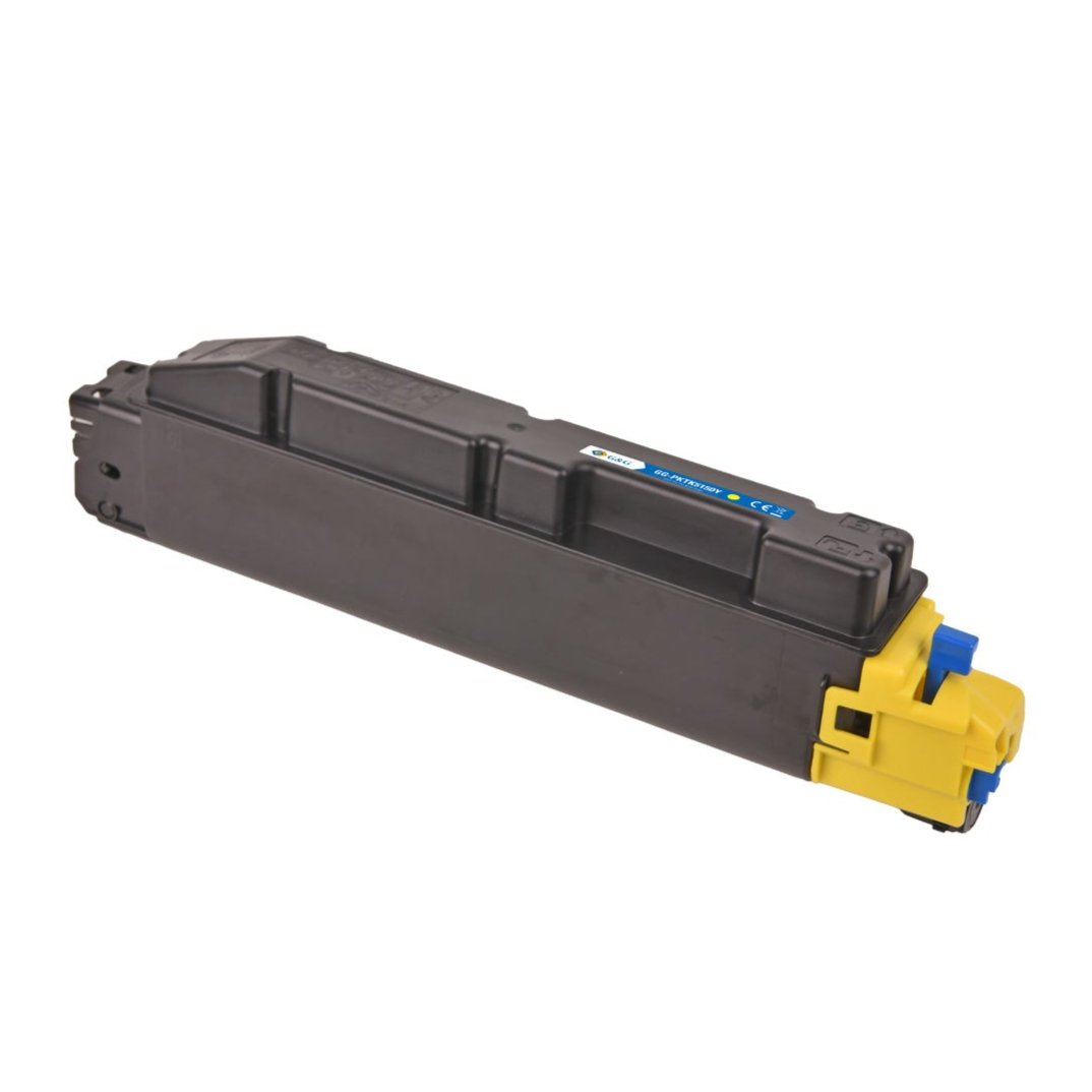 Kyocera TK-5150Y ink cartridge, supply 10000 pages, Yellow, Warranty 3 years.