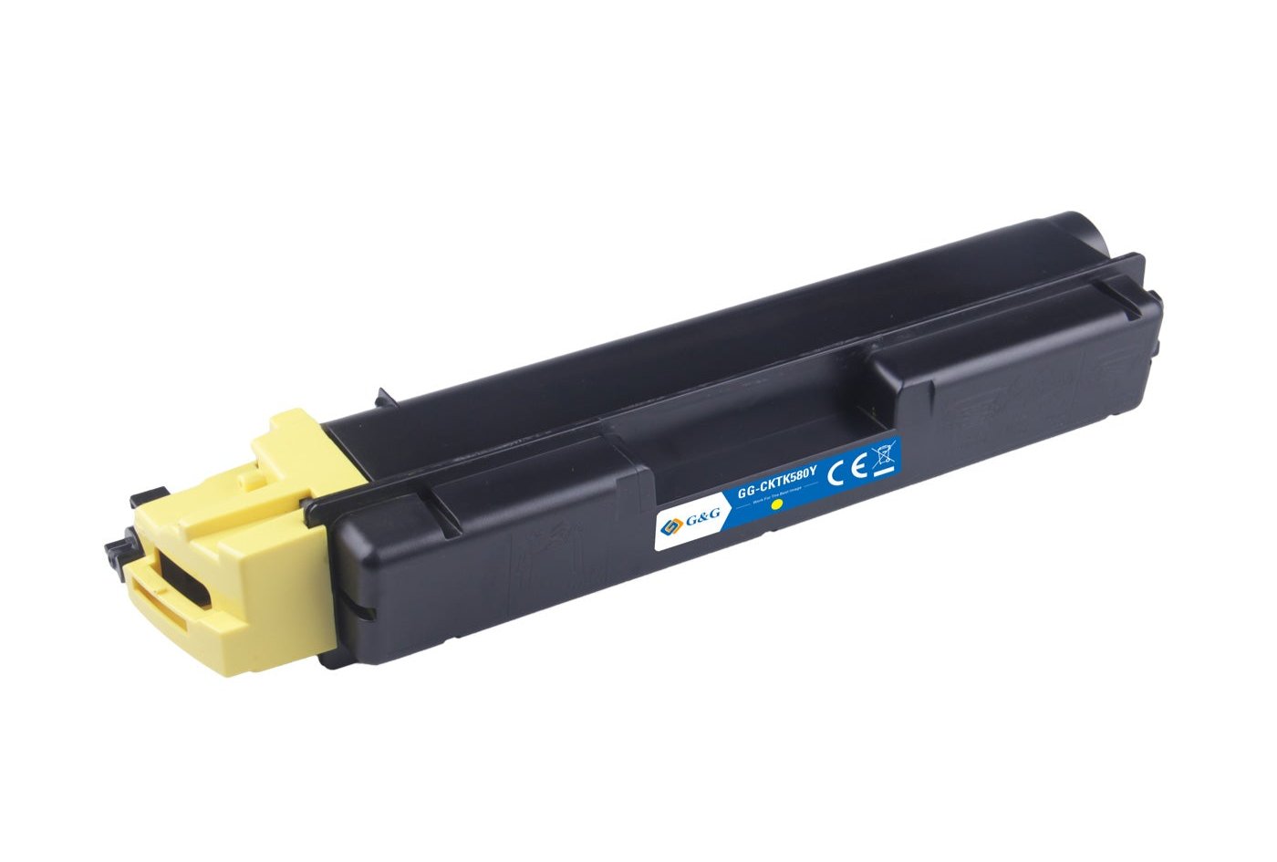 Kyocera TK-580Y ink cartridge, supply 2800 pages, Yellow, Warranty 3 years.