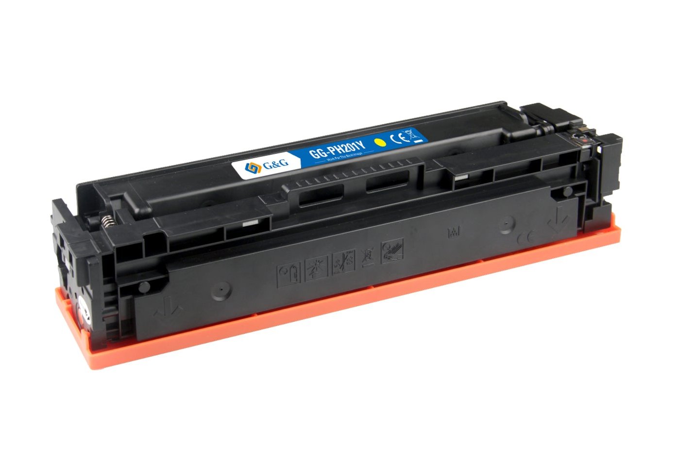 Hp CF402A mustekasetti, tarvike 1400 sivua, 201A Yellow, Takuu 3v.