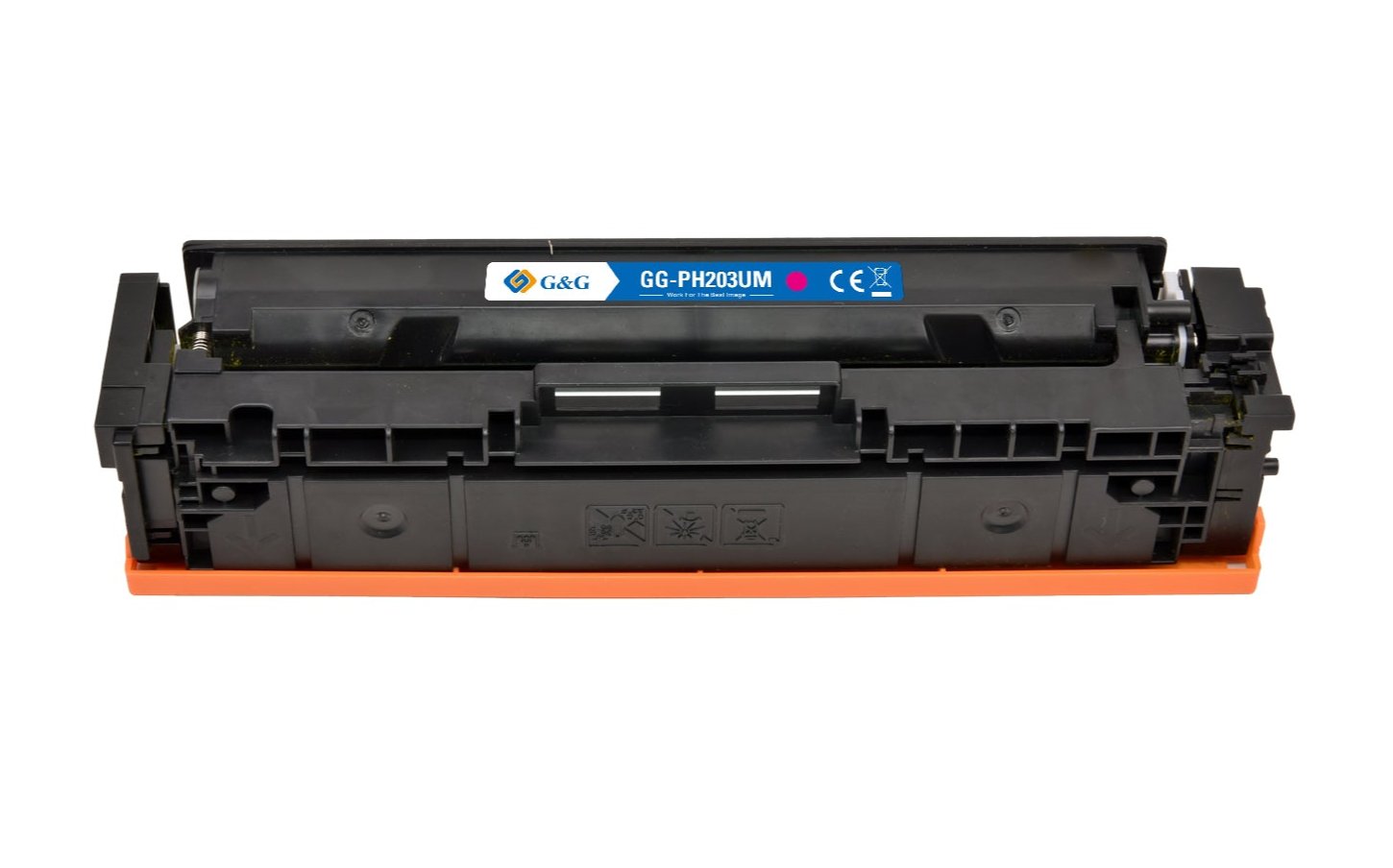 Hp CF543A ink cartridge, accessory 1300 pages, 203A Magenta, Warranty 3 years.