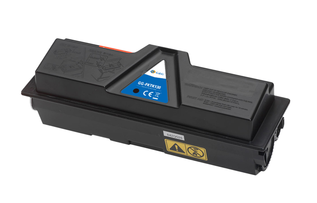 Kyocera TK-130 ink cartridge, accessory 7200 pages, Black, Warranty 3 years.